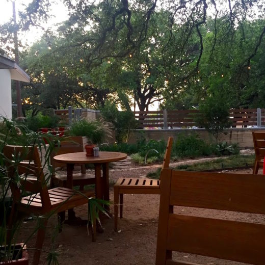Vinaigrette outdoor seating teak trees chair table
