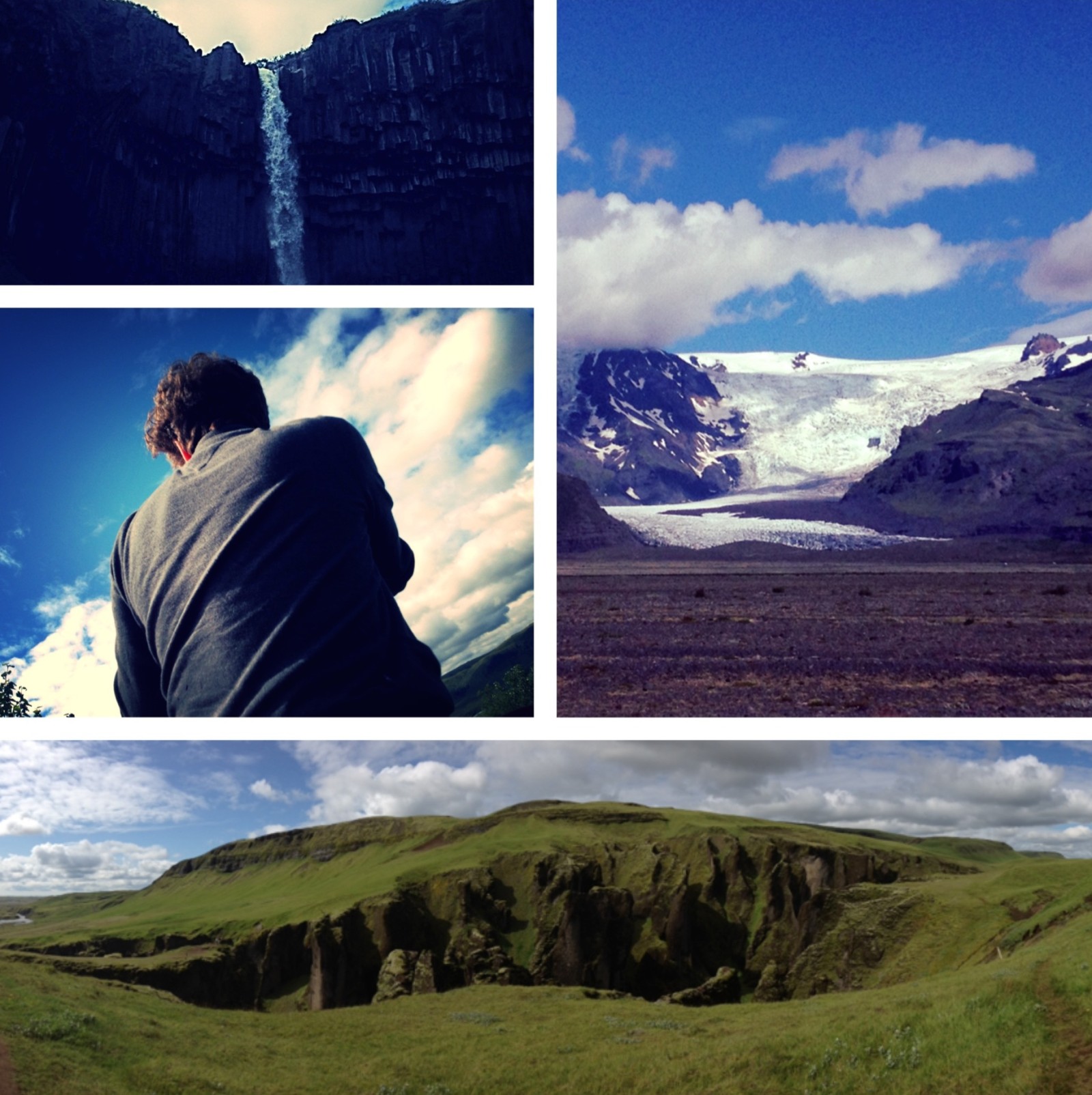 Snapshots of a glacier